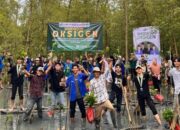 PMII Lampung Tanam Ribuan Mangrove di Pematang Pasir