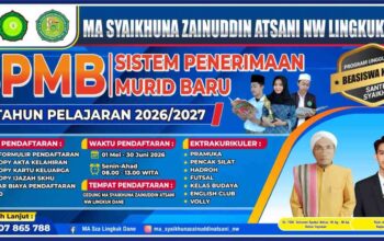 Santri Bisa Kuliah Gratis, MA Syaikhuna Zainuddin Atsani NW Lingkuk Dane Hadirkan Program Beasiswa Unggulan