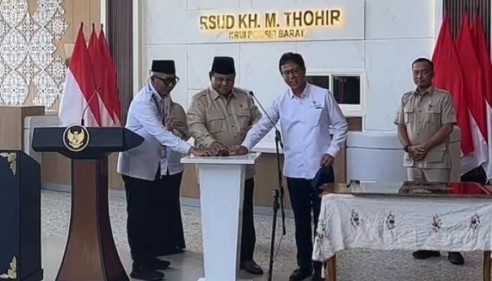 Presiden Prabowo Resmikan RSUD KH Muhammad Thohir Krui, Tingkatkan Layanan Kesehatan Pesisir Barat