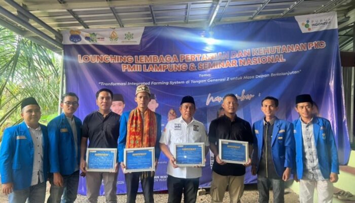 Generasi Z dan Pertanian Berkelanjutan, PMII Lampung Launching LPK dan Pilot Project IFS