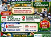Masjid Al Iman Gelar Baksos dan Pengajian Sambut Tahun Baru Islam 1448 Hijriah