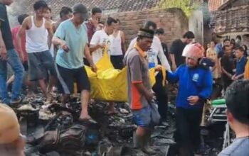 Rumah Semi Permanen di Tiuh Balak Pasar Ludes Terbakar, Satu Korban Meninggal Dunia