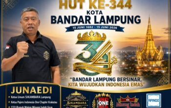 Ketua Umum SIKAMBARA Lampung Apresiasi Kemajuan Bandar Lampung dan Dukung Indonesia Emas 2045