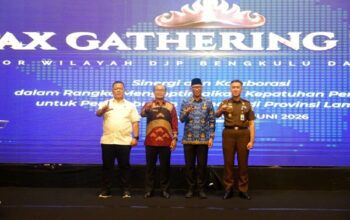 Tax Gathering DJP Bengkulu-Lampung, Gubernur Soroti Potensi Ekonomi dan Tantangan Pembangunan