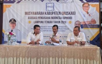 Samsuri dan Edhi Rumeksa Pimpin APINDO Lampung Tengah, Siap Dukung Iklim Usaha Kondusif