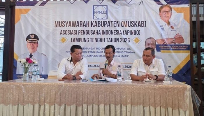 Samsuri dan Edhi Rumeksa Pimpin APINDO Lampung Tengah, Siap Dukung Iklim Usaha Kondusif