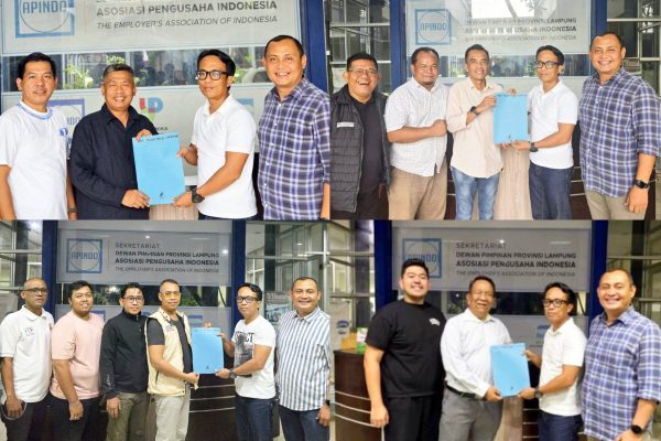 Pendaftaran Ditutup, Empat Pengusaha Siap Bertarung di Musprov VIII APINDO Lampung