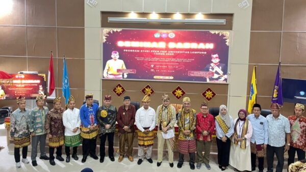 Mahasiswa PPKn Unila Dalami Hukum Adat dan Kearifan Lokal Lewat Seminar Daerah 2026