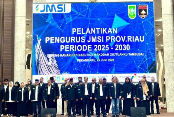 Perkuat Ekosistem Media Siber, JMSI Riau Lantik Pengurus Baru dan Anugerahkan Award 2026