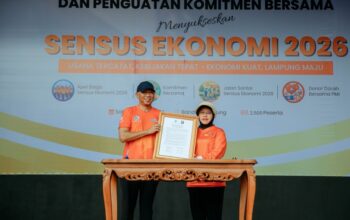 Pimpin Apel Siaga di Lampung, Kepala BPS RI Ajak Sukseskan Sensus Ekonomi 2026