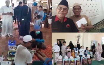 Peringati Haul Bung Karno dan 1 Muharam, DPC PDIP Lamsel Salurkan Santunan Yatim dan Dukung Sunatan Massal