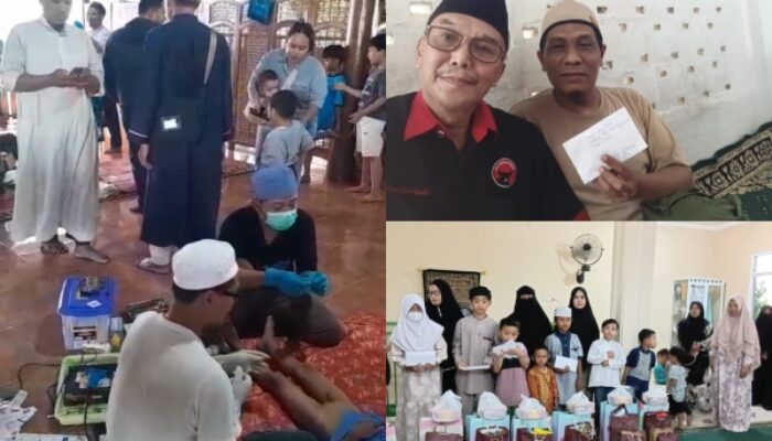 Peringati Haul Bung Karno dan 1 Muharam, DPC PDIP Lamsel Salurkan Santunan Yatim dan Dukung Sunatan Massal