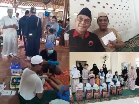 Peringati Haul Bung Karno dan 1 Muharam, DPC PDIP Lamsel Salurkan Santunan Yatim dan Dukung Sunatan Massal
