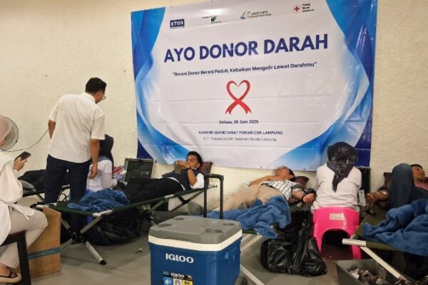 Kolaborasi Forum CSR Lampung dan PT Etos Indonusa Hadirkan Donor Darah Inklusif untuk Kemanusiaan