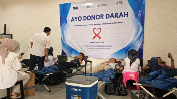 Kolaborasi Forum CSR Lampung dan PT Etos Indonusa Hadirkan Donor Darah Inklusif untuk Kemanusiaan