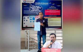 Dugaan Penundaan Layanan Pertanahan, DPP KAMPUD Minta Ombudsman Periksa Kepala BPN Bandar Lampung