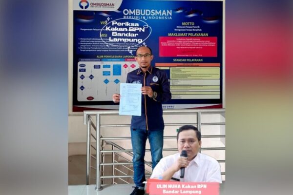Dugaan Penundaan Layanan Pertanahan, DPP KAMPUD Minta Ombudsman Periksa Kepala BPN Bandar Lampung